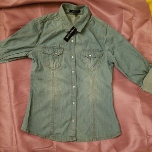 🦃 Denim Button Down Shirt